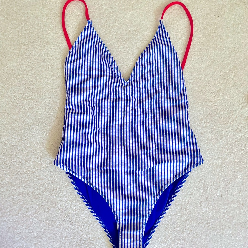 Zara Swim One Piece (backless)